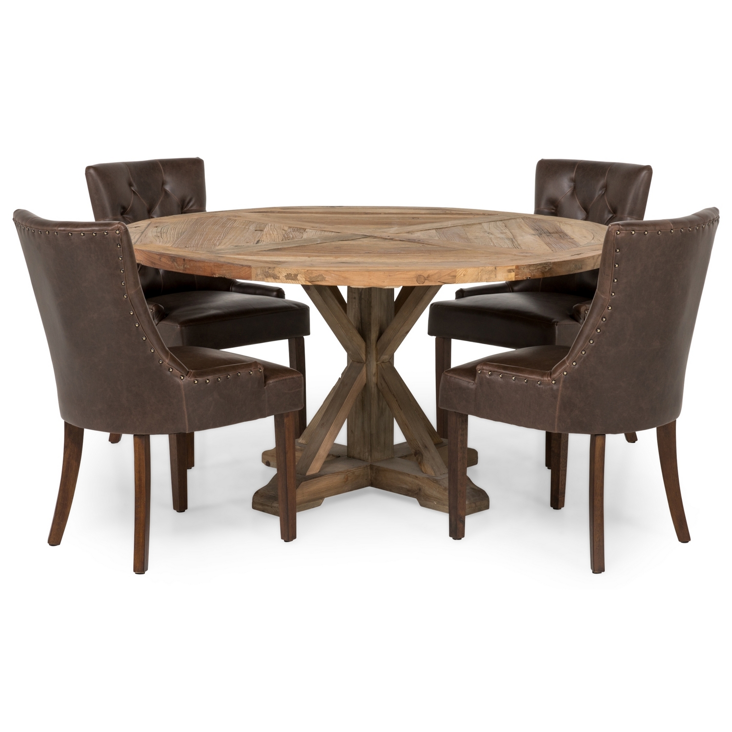 Matgrupp In Living Lyon 150 cm Rund med 4 Tuva Fåtölj