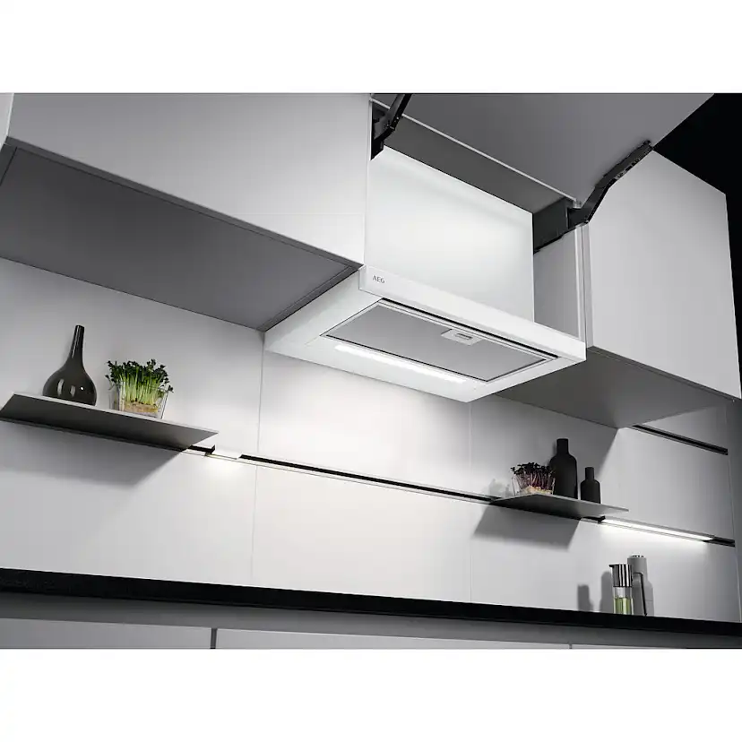 Frihängande Köksfläkt AEG DPE5650W ExtractionTech Plus Vit