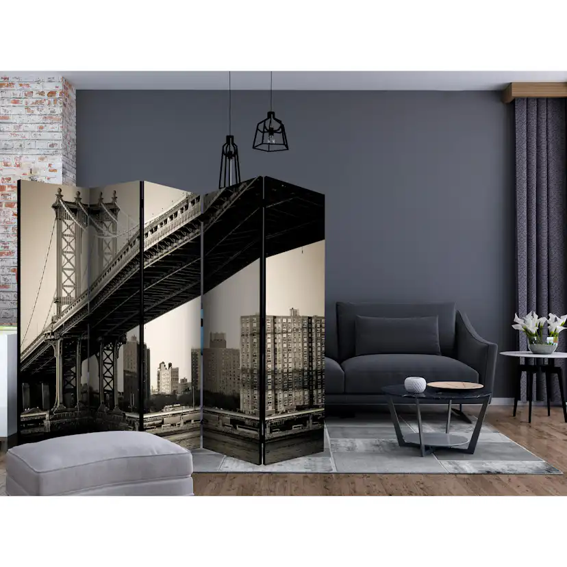 Rumsavdelare Arkiio Manhattan Bridge New York II 225x172 cm