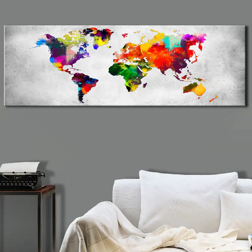 Tavla Arkiio World Map Coloured Revolution