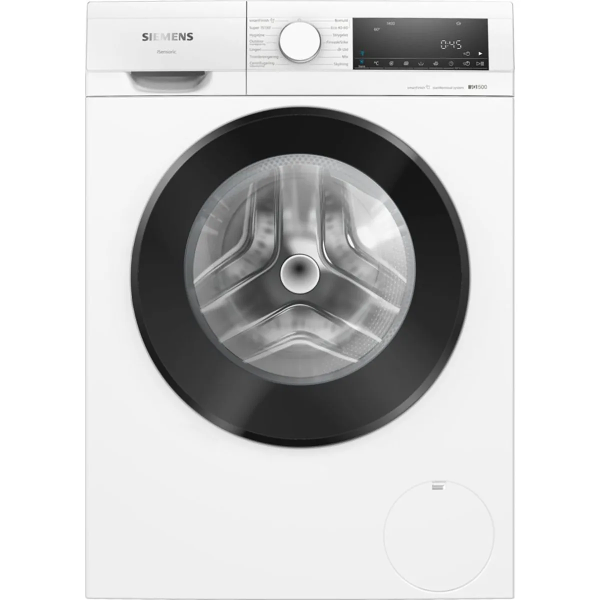 Frontmatad Tvättmaskin Siemens WG44G2ZPDN iQ500 med Kolborstfri Motor