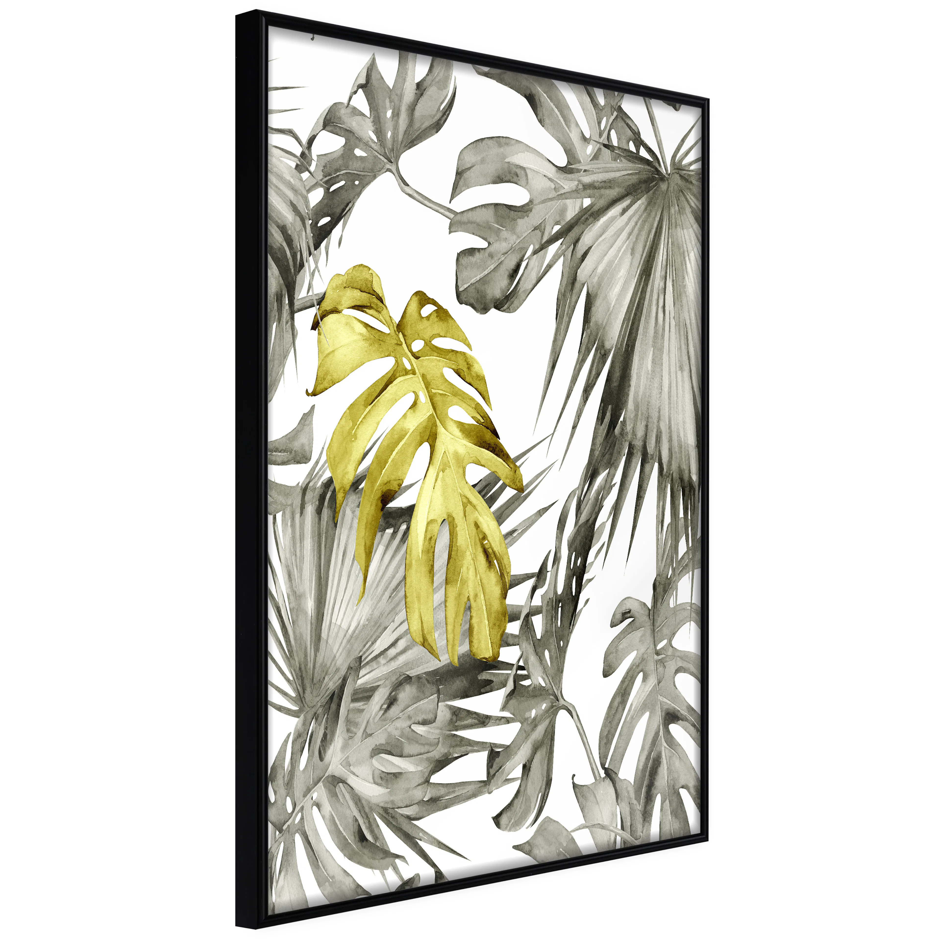 Affisch - Golden Nature [Poster] 40x60 Svart ram, 40x60 cm