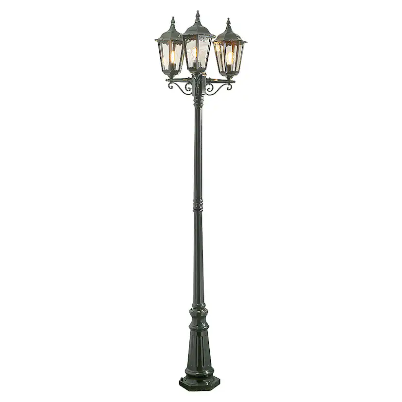 Stolplykta Gnosjö Konstsmide Firenze 3-arm E27 med Stolpe