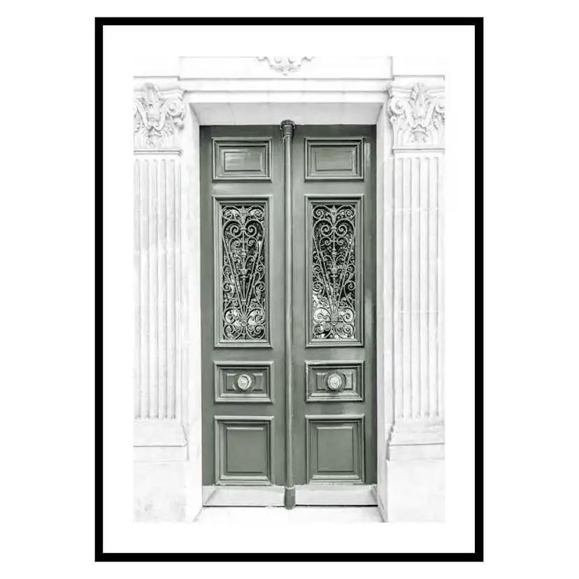 Poster Gallerix Green Double Door