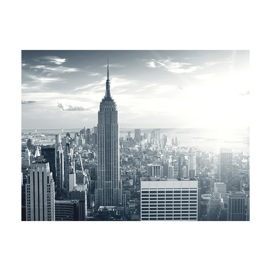 Fototapet Arkiio Fantastisk Vy Till New York Manhattan Vid Soluppgången