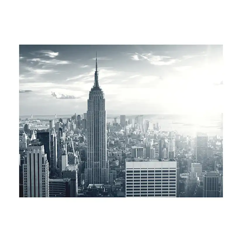 Fototapet Arkiio Fantastisk Vy Till New York Manhattan Vid Soluppgången