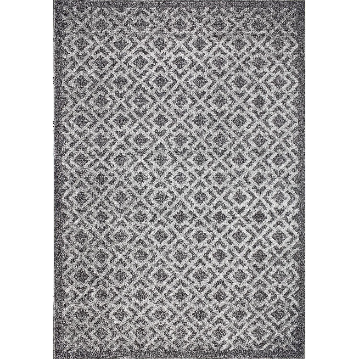 Wiltonmatta D-sign Terni Svart/Ljusgrå