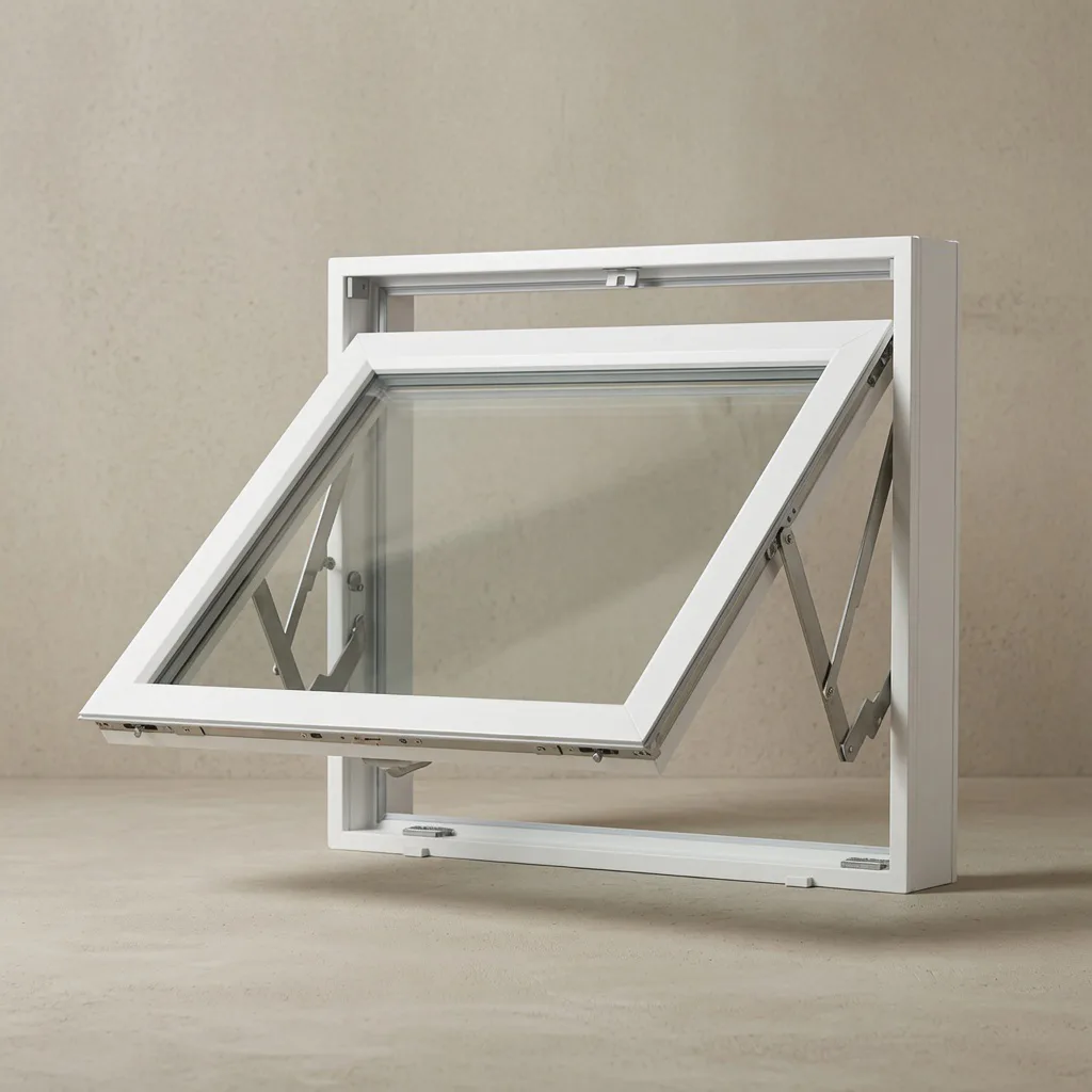 Vridfönster Sveafönster Stabil PVC 3-glas