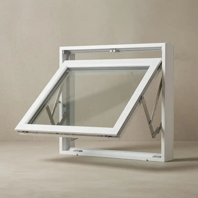 Vridfönster Sveafönster Stabil PVC 3-glas