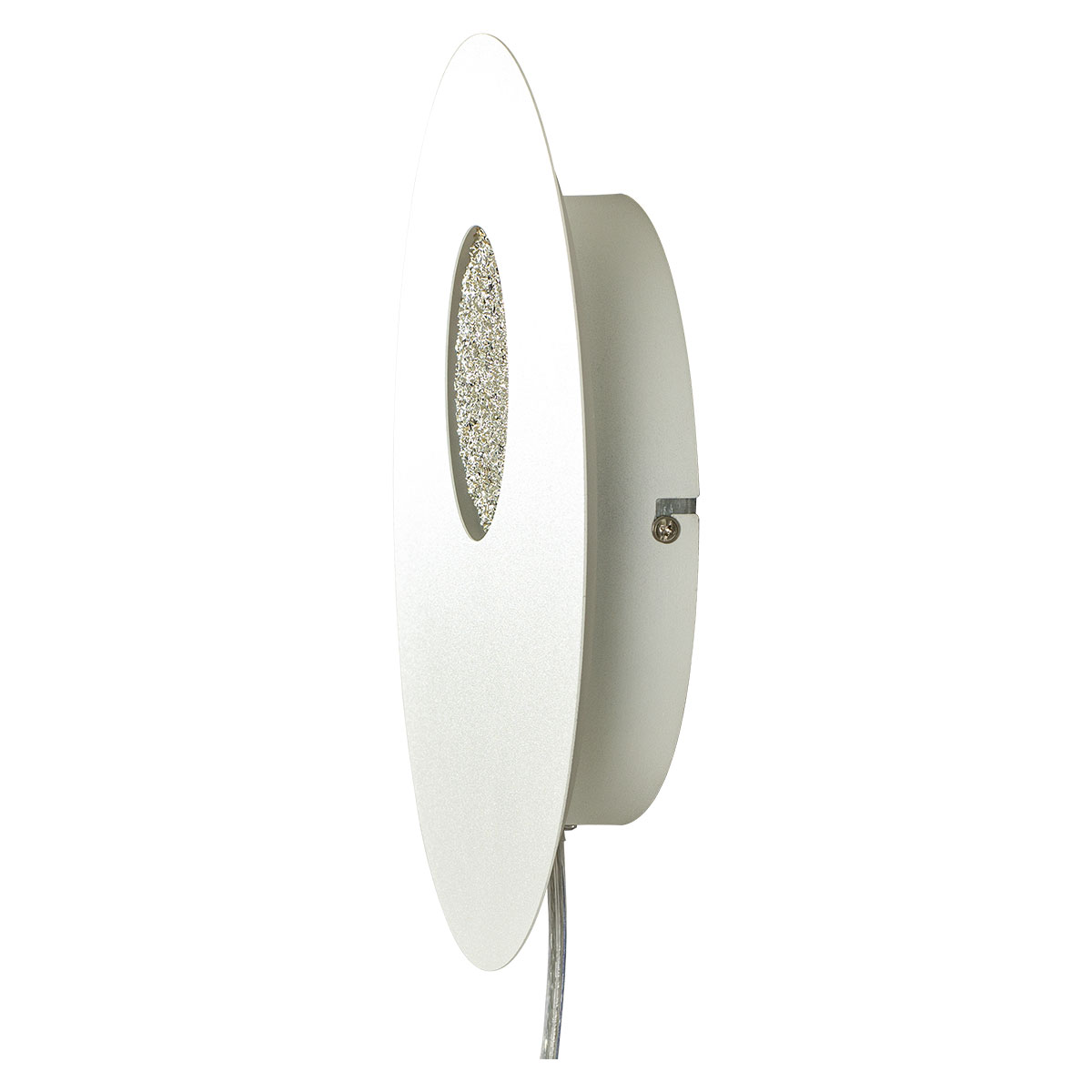 PLANET vägglampa vit/silver Vit/Silver