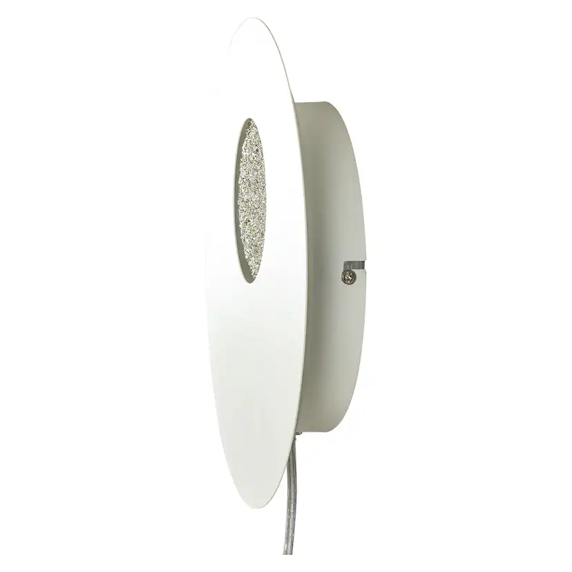 PLANET vägglampa vit/silver Vit/Silver