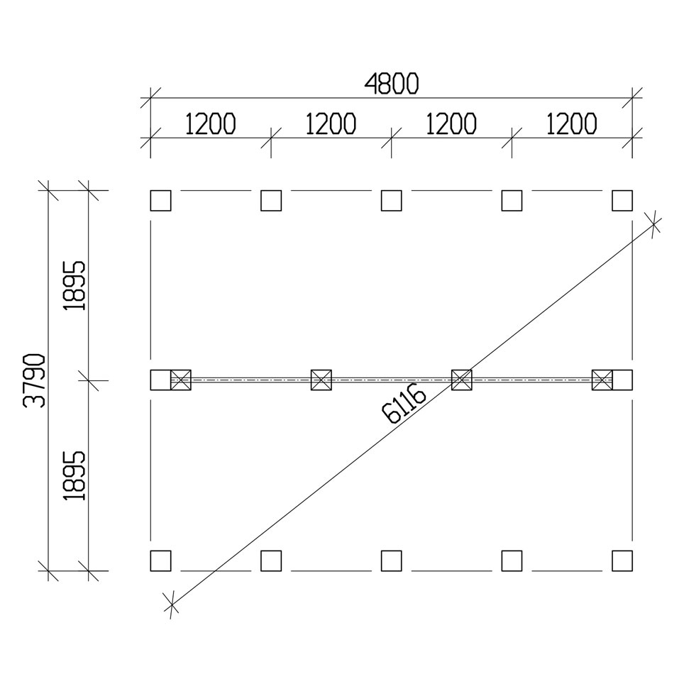 Attefallshus Vibostugan Njuta 20-4 19,6 m² Trähus
