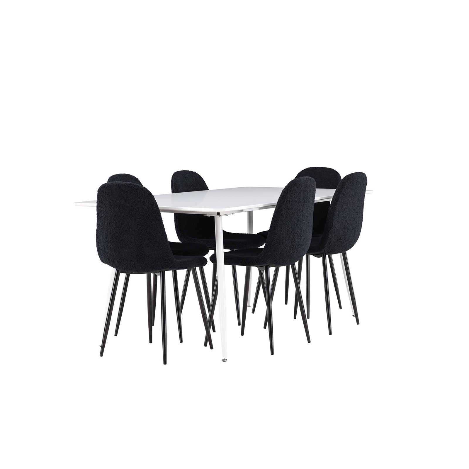 Matgrupp Venture Home Silar 180 med 6 st Polar Stolar Teddy