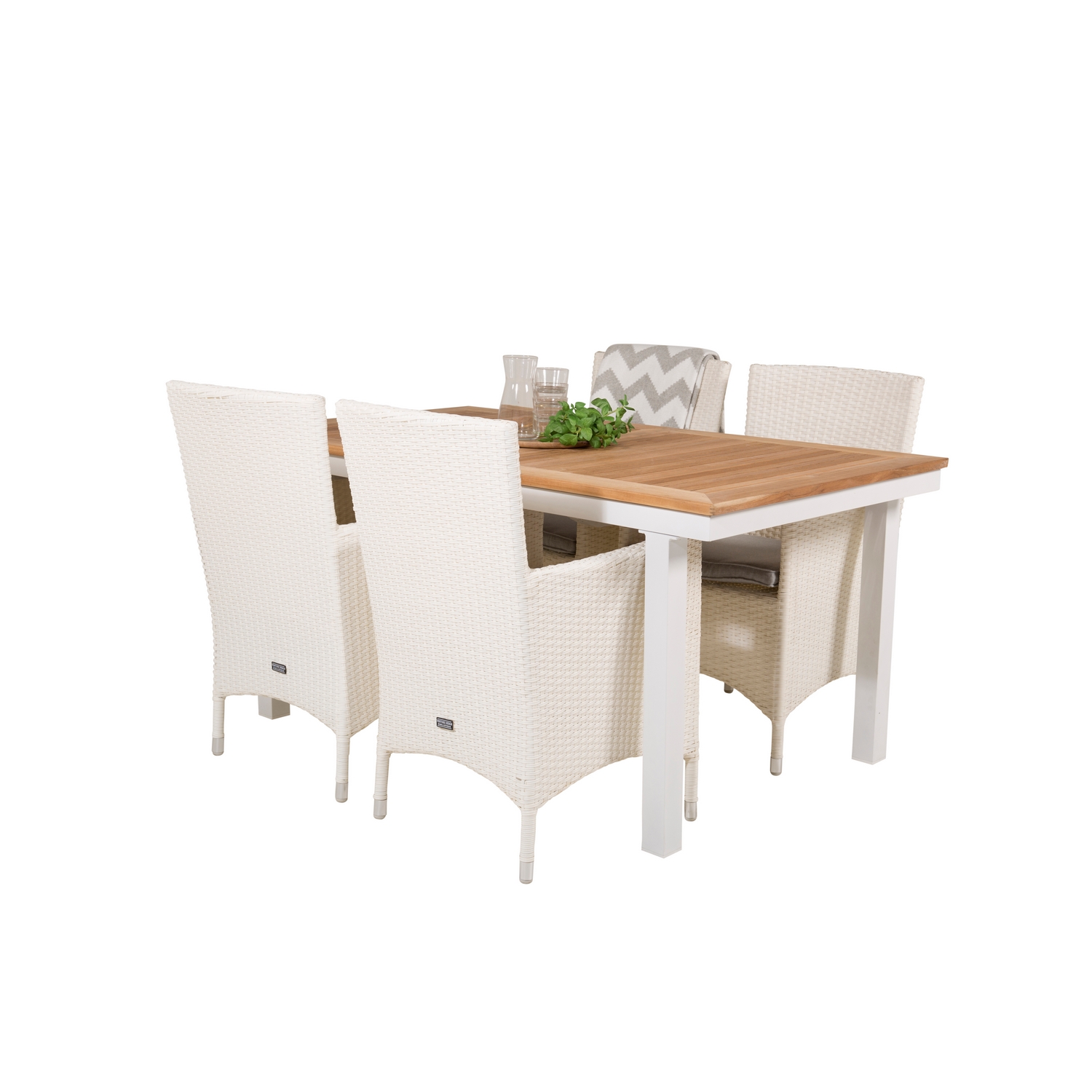 Matgrupp Venture Home Perla 160/240 med 4 Milwa Stolar