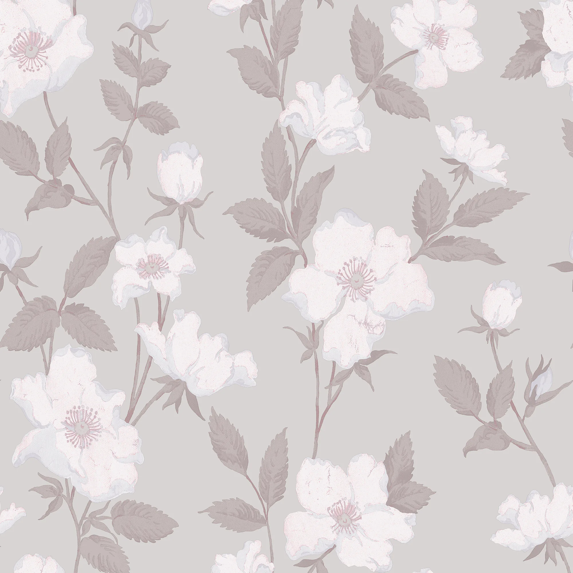 Tapet Laura Ashley Fleurir Sugared Violet