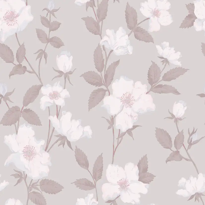 Tapet Laura Ashley Fleurir Sugared Violet