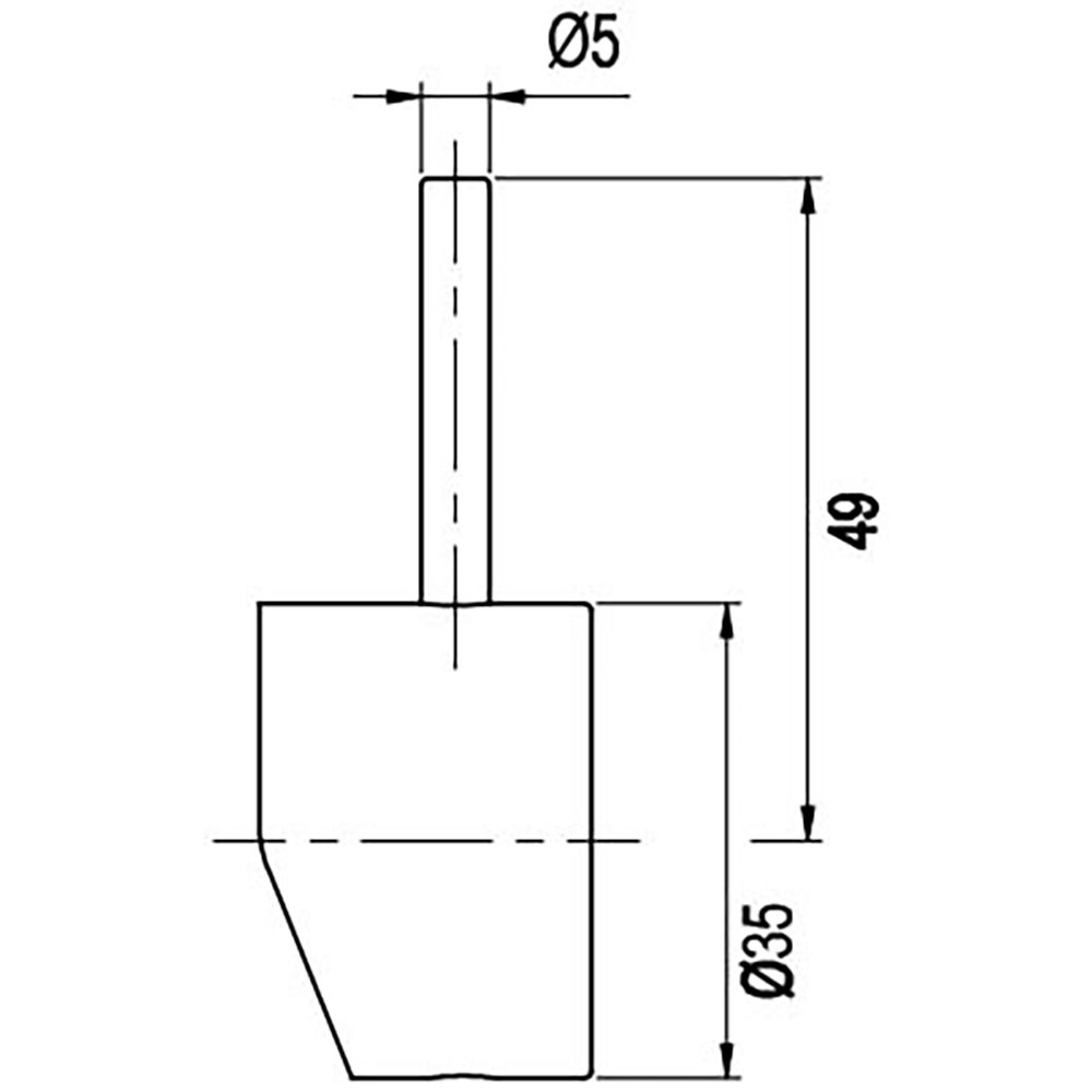 Blandarhandtag Scandtap Short Bar 5 mm