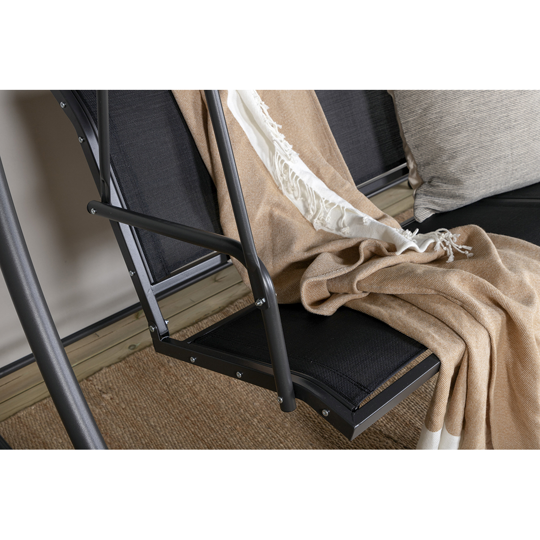 Hammock Venture Home Montreal Utomhus med 3 Sittplatser, Stål/Polyester