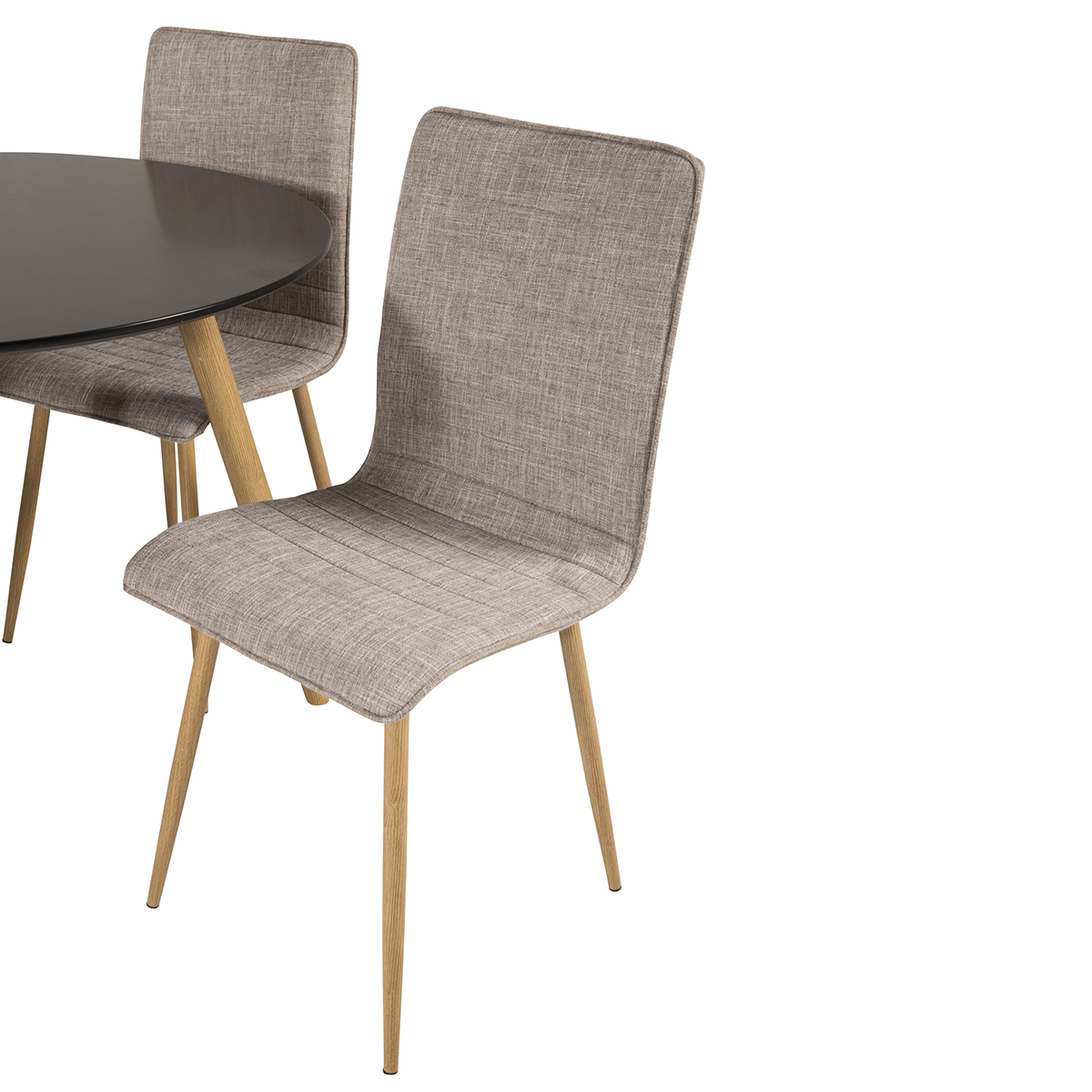 Matgrupp Venture Home Plaza Ø100 cm med 4st Windu Matstolar