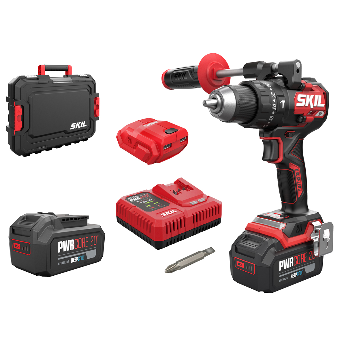 Slagborr/skruvdragare SKIL 3085 HB Batteridriven Kolborstfri