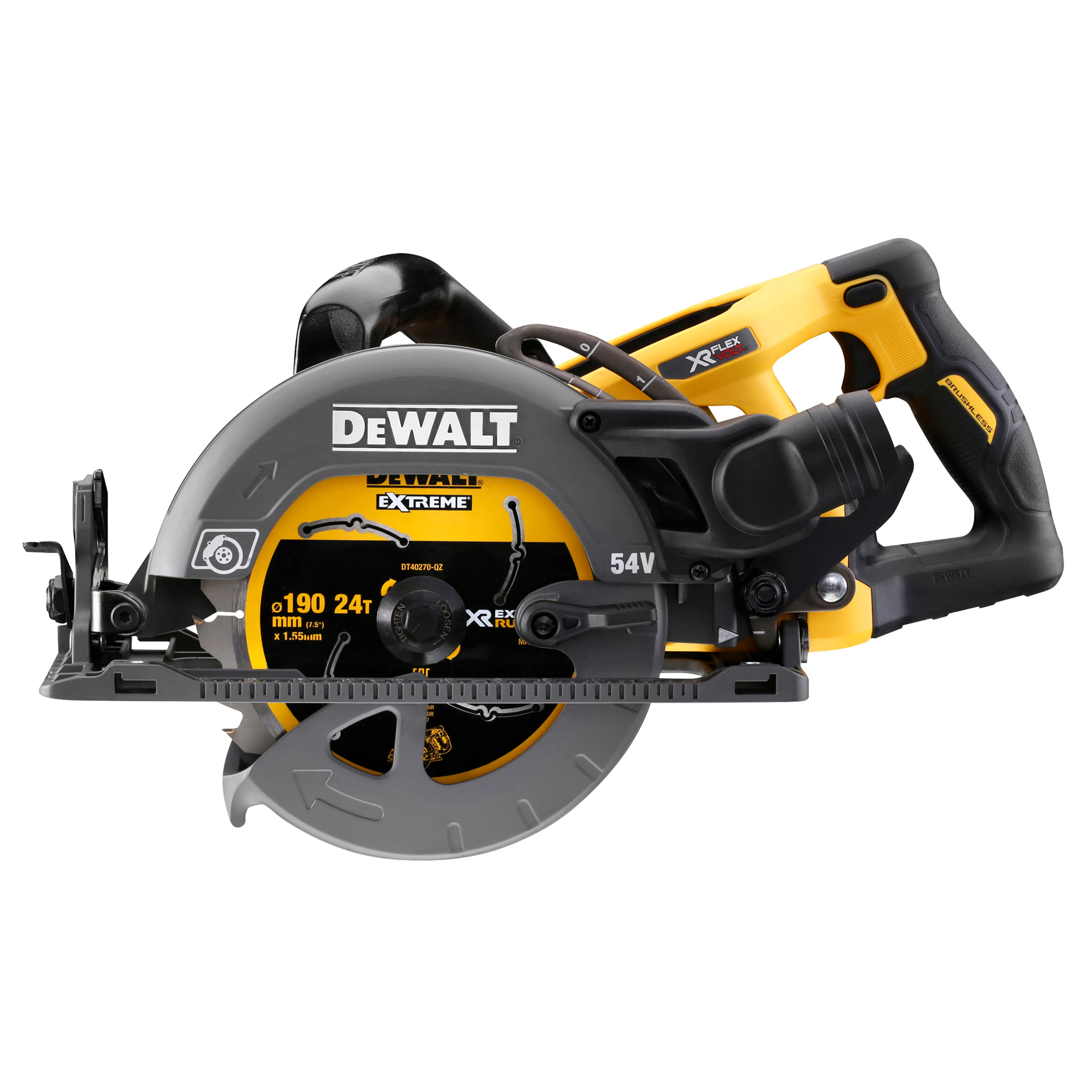 Cirkelsåg Dewalt DCS577N-XJ Utan batteri och laddare 54 V