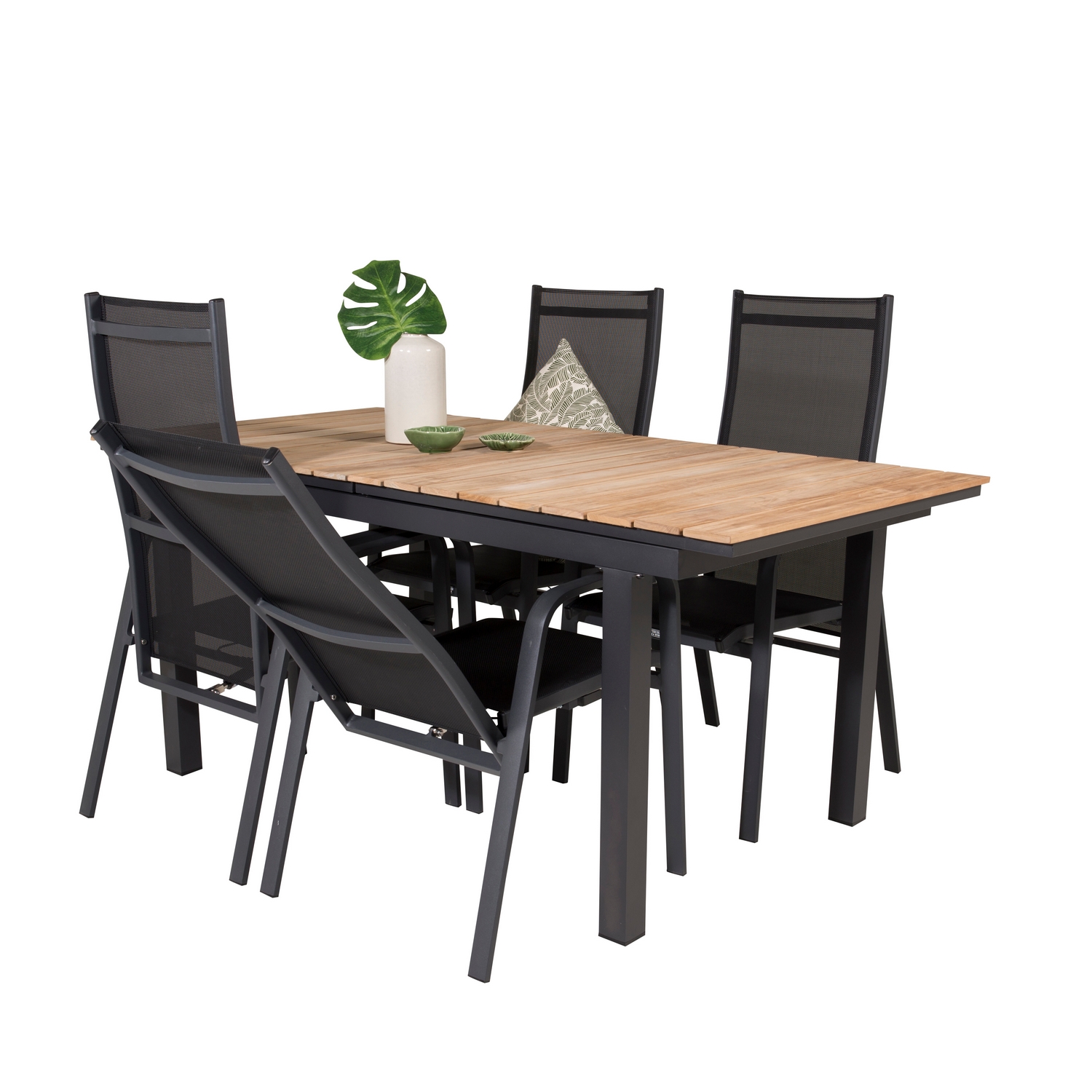 Matgrupp Venture Home Meya 160/240 med 4 Copacabana Stolar