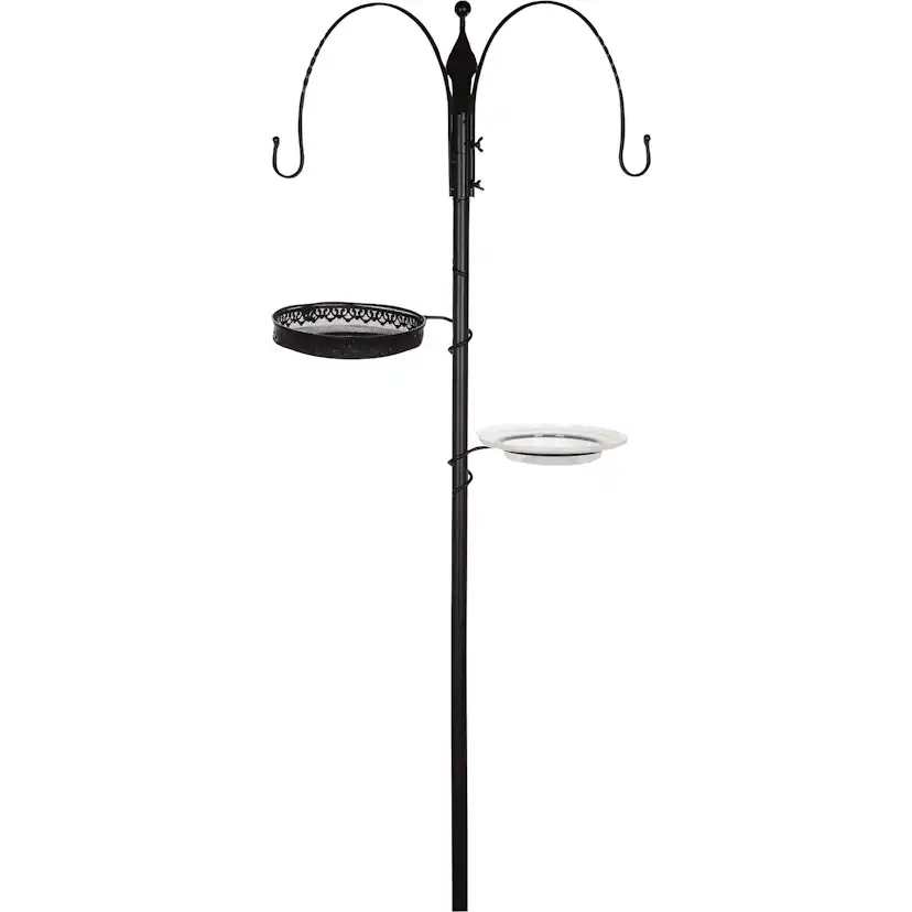 Fågelmatarstation Nelson Garden Svart