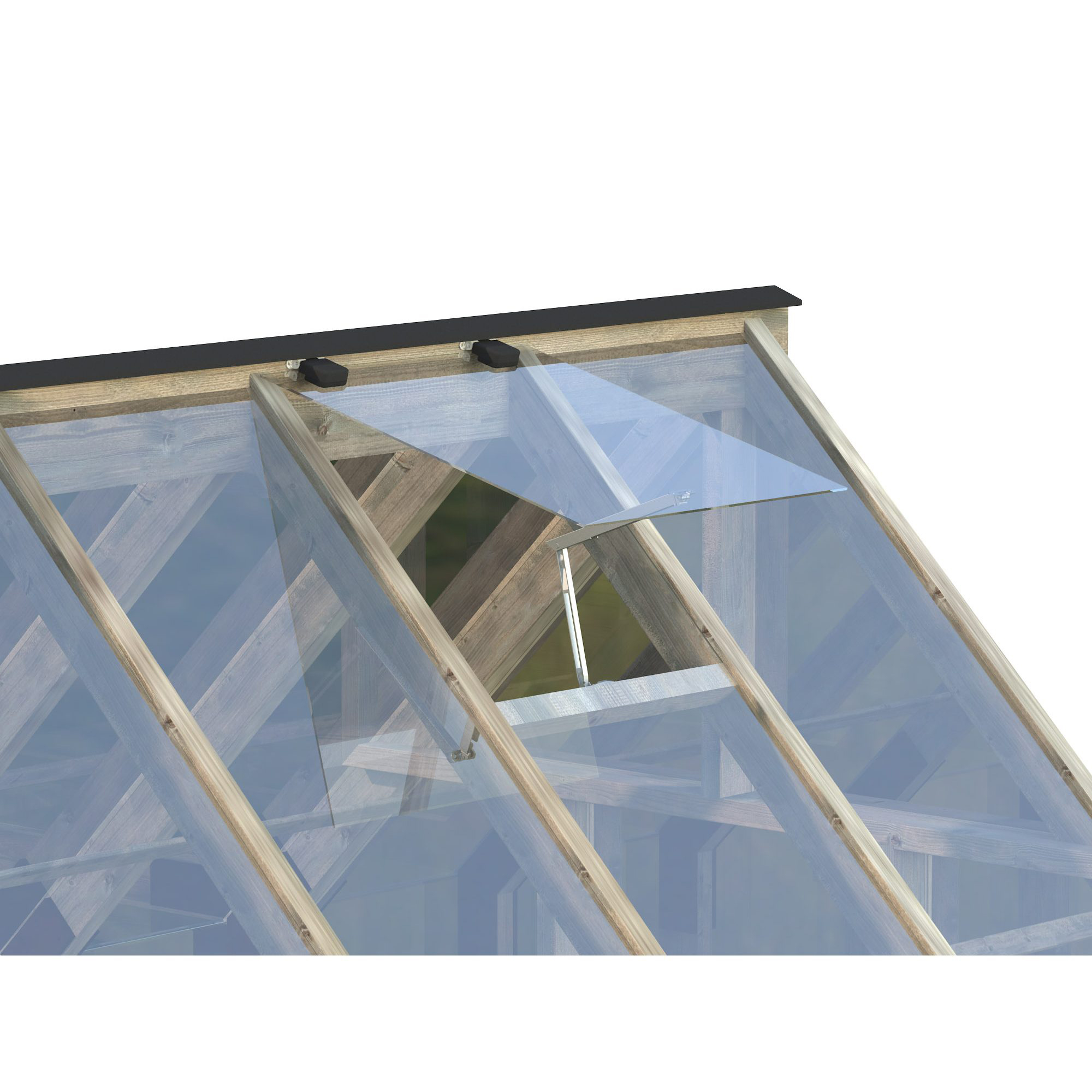 Växthus Palmako Emilia 10,2 m² (inv. 5,4+4,0 m²)