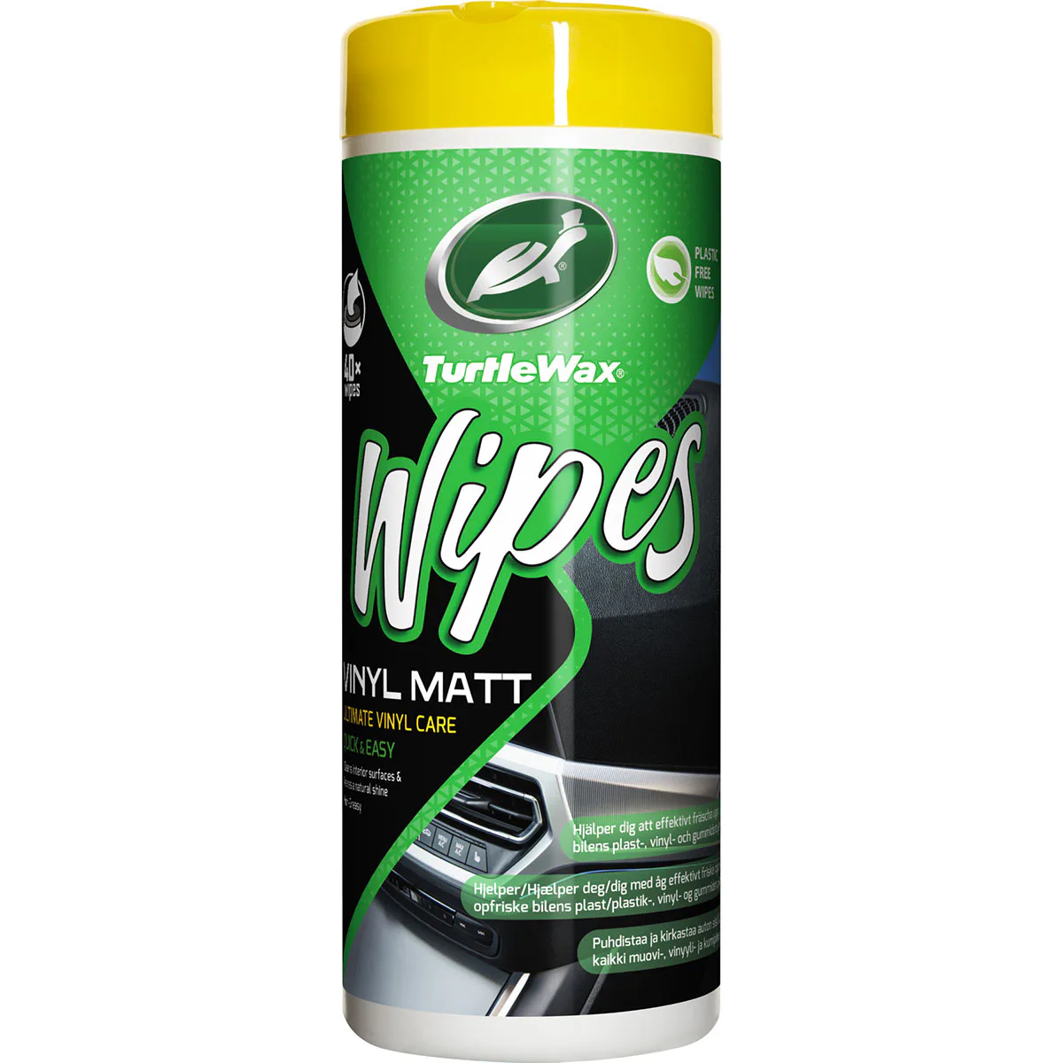 Wipes Turtle Wax Vinyl Matt 40 st