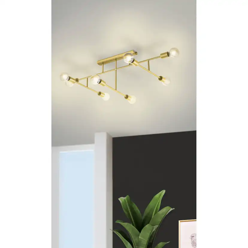 Taklampa Eglo Belsiana 1 med 8 Lampor
