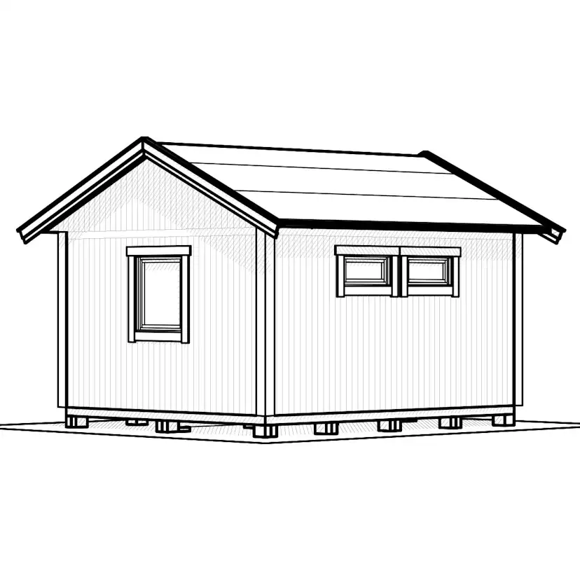 Attefallshus Vibostugan Njuta 20-3