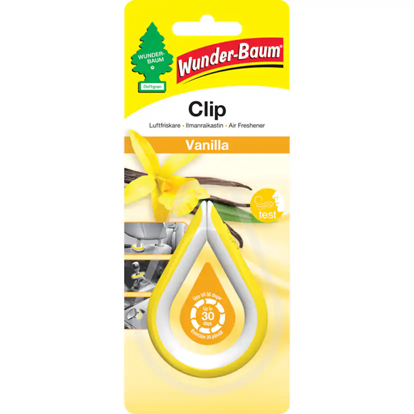 Luftfräschare Wunder-Baum Clip Vanilj