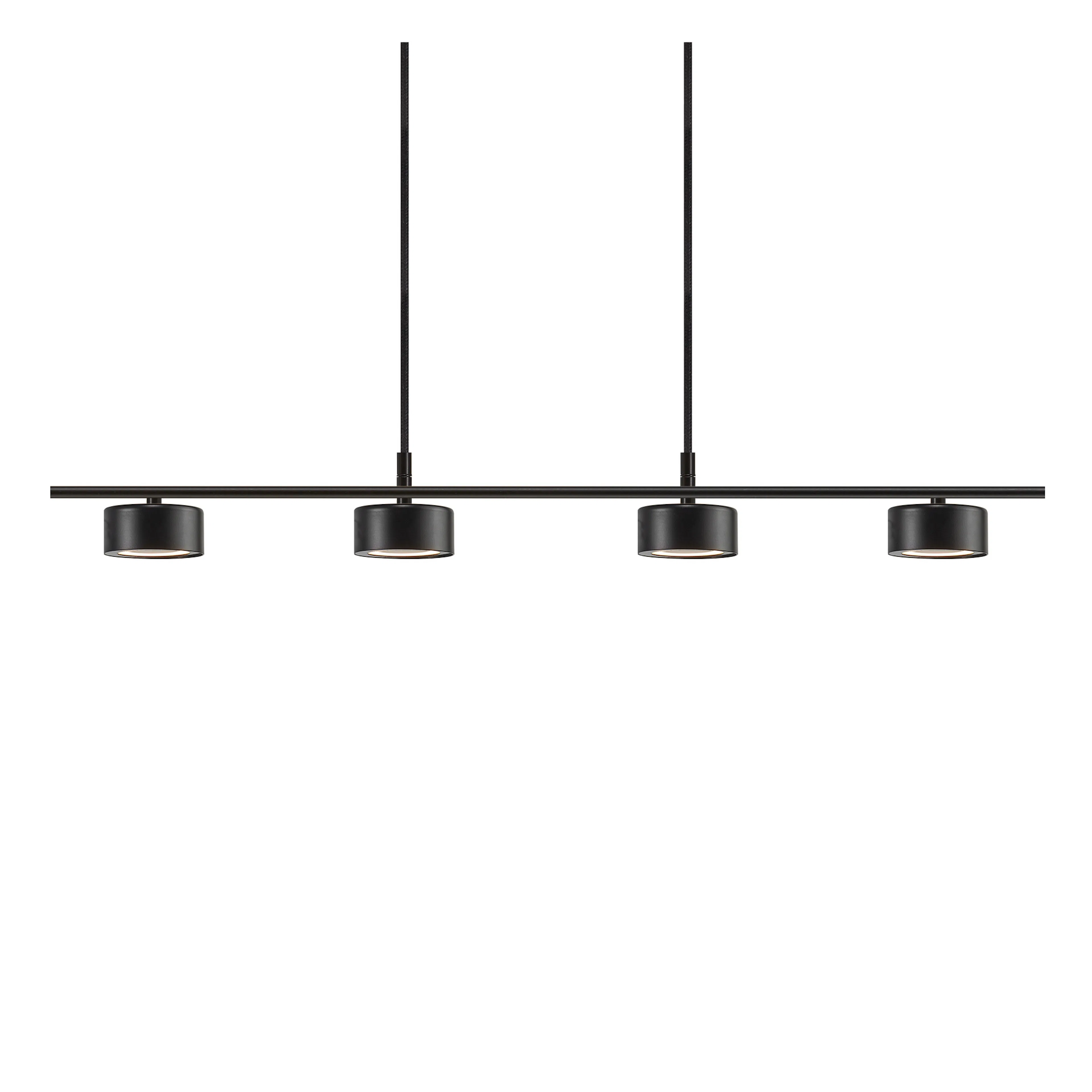 Taklampa Nordlux Clyde Svart 4L Pendel med LED