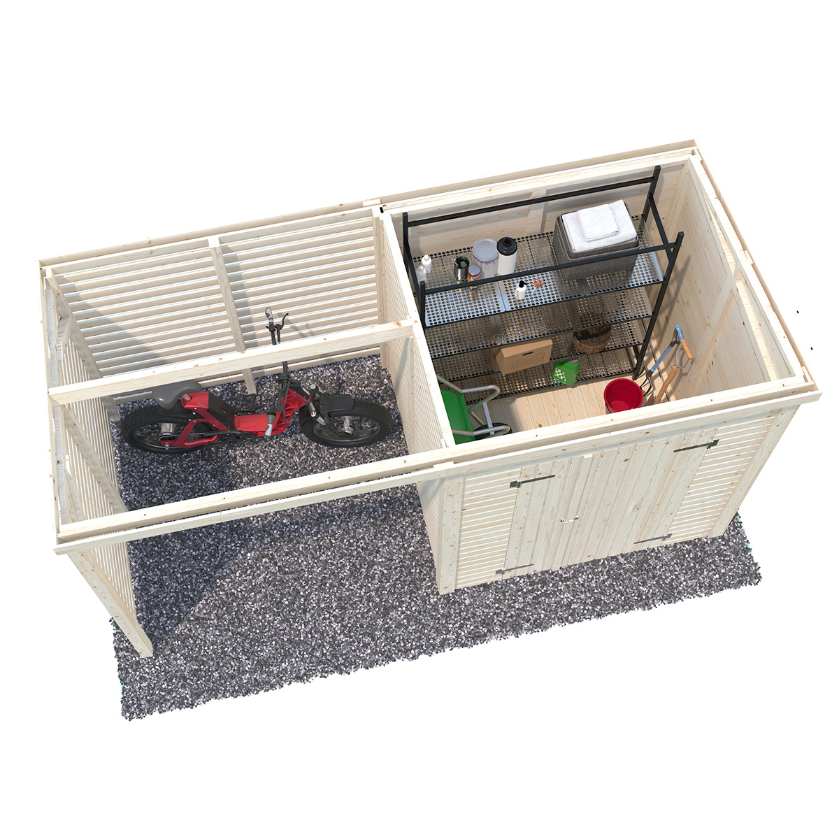 Förråd Palmako Leif 6,3 m2