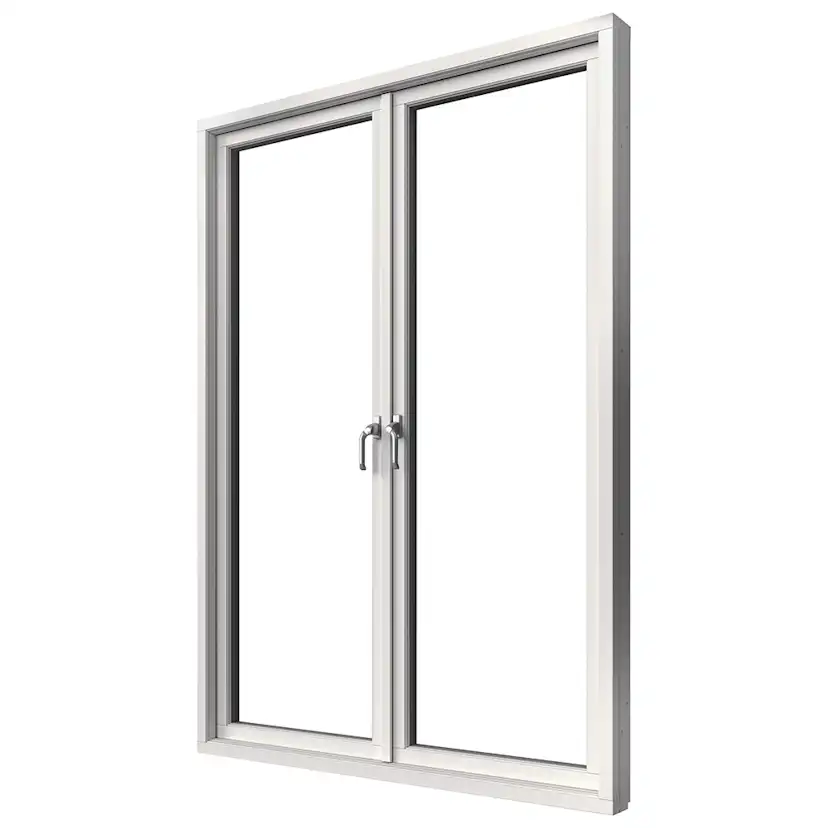 Parfönsterdörr Elitfönster Elit Retro 3-Glas Helglasad Aluminium