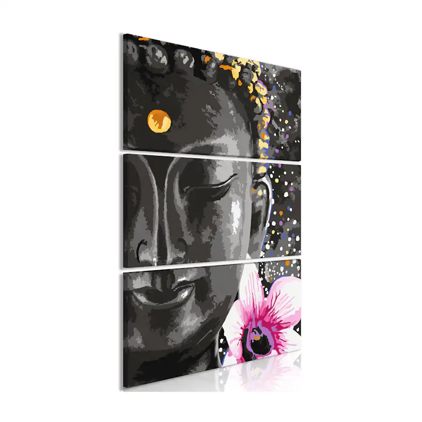 Tavla Arkiio Buddha and Flower 3 delar