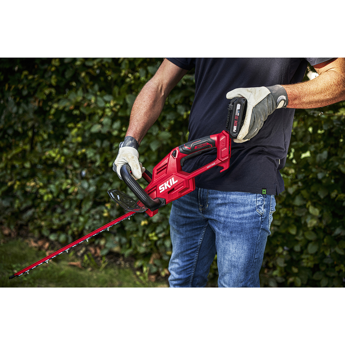 Häcksax SKIL 0440 CA Kolborstfri Batteridriven