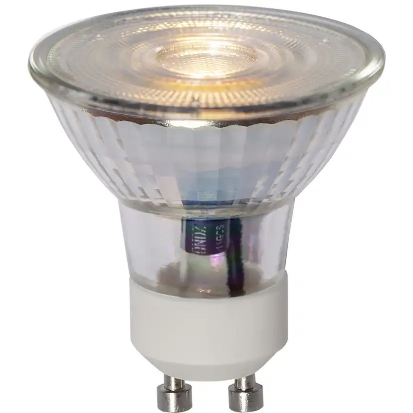LED-lampa Star Trading GU10 MR16 Spotlight Glas 3-step