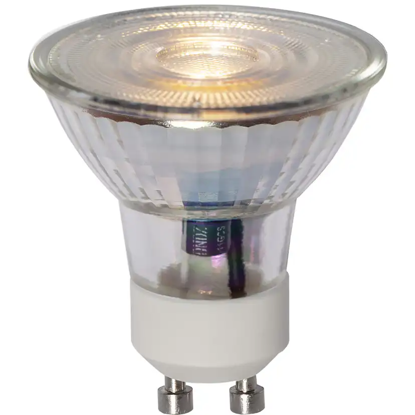 LED-lampa Star Trading GU10 MR16 Spotlight Glas 3-step