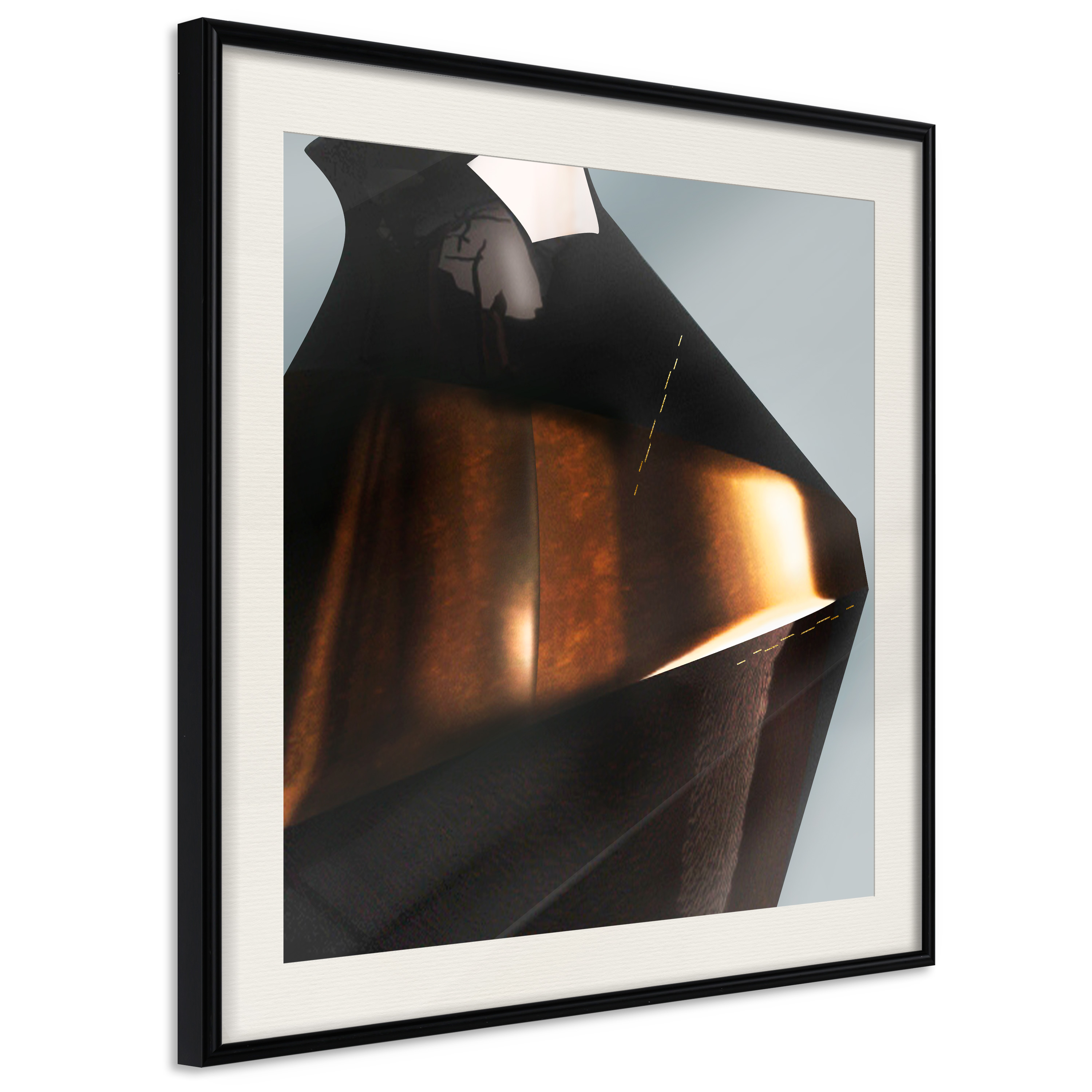 Affisch - Sphinx Dream [Poster] 30x30 Svart ram med passepartout, 30x30 cm