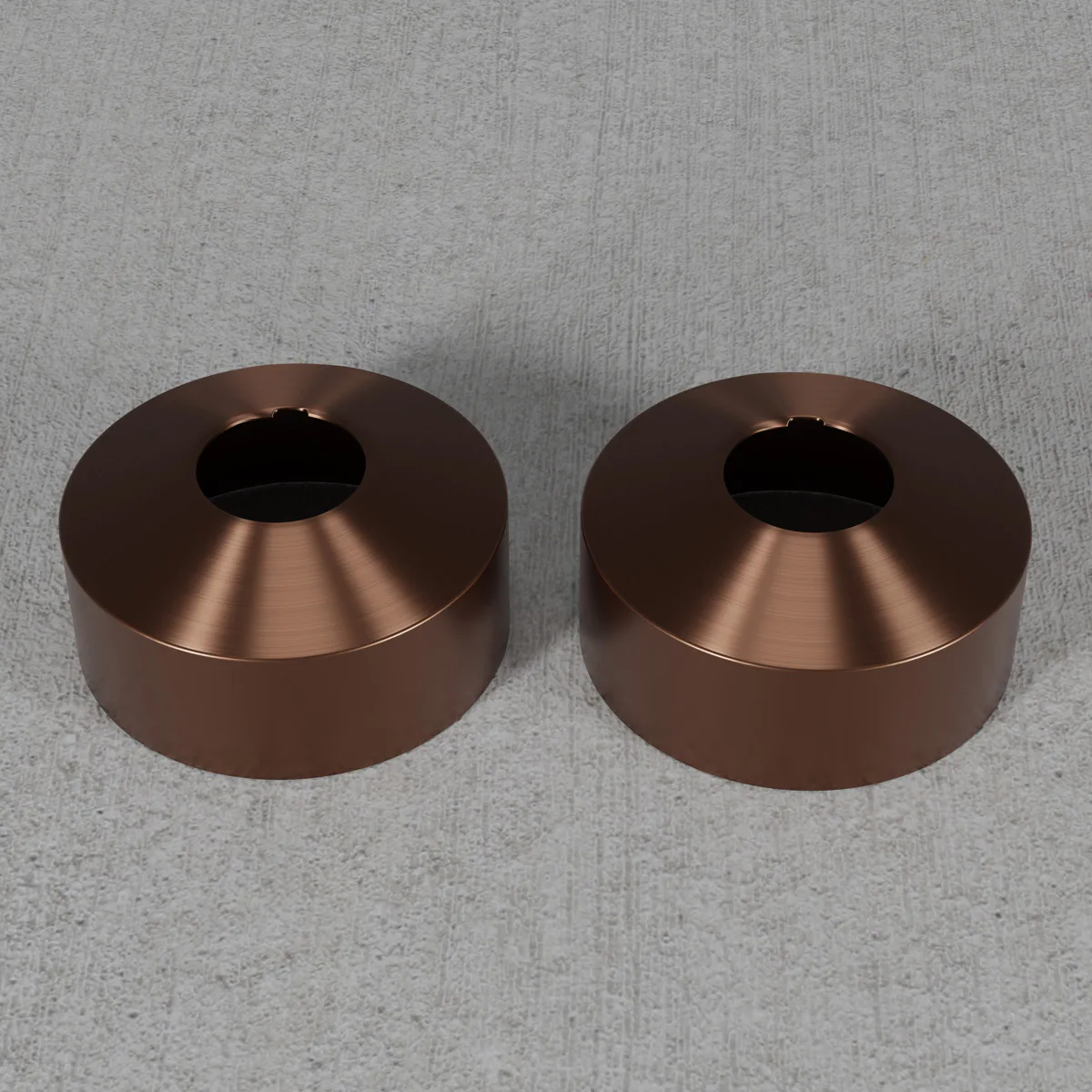 Täckbricka Scandtap Steel Pleasure Cover 33 mm á 2 st