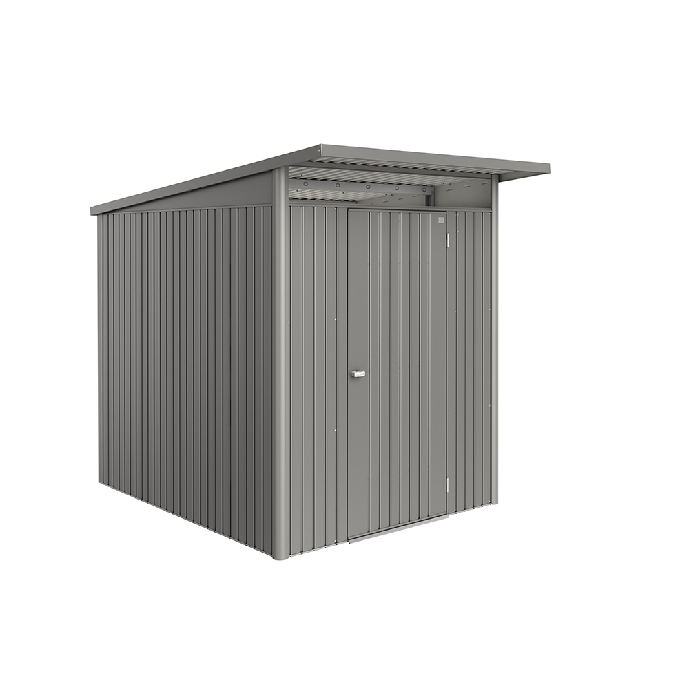 Redskapsbod Biohort Avantgarde Eco A2 Metallic Kvartsgrå Standarddörr