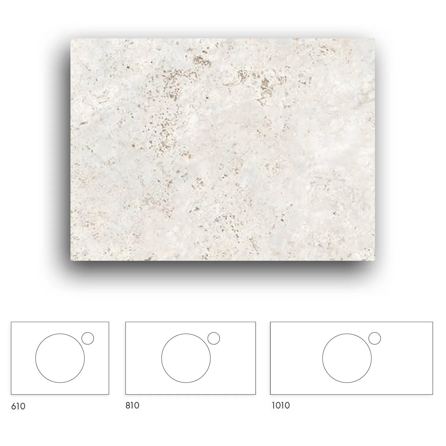 Sabbia De 810x460x12 CeH Bredd: 810, Sabbia