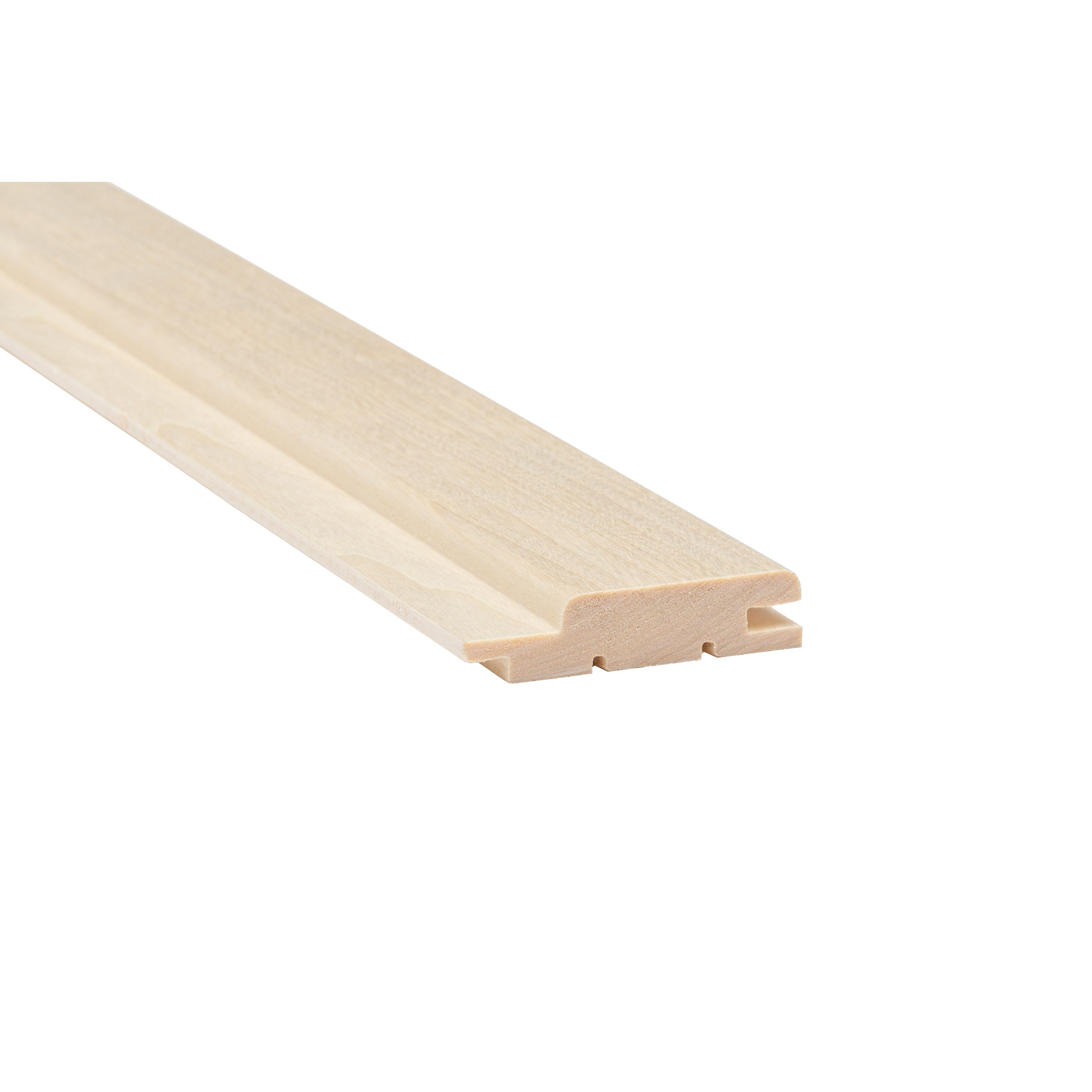 Bastupanel Sauna Sweden Asp STP  15x68x2700 mm Längd: 2700 mm