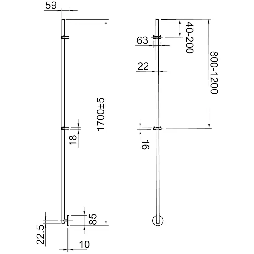 Blandarpaket Scandtap Steel Pleasure 2 med Handdukstork och Accessoarer