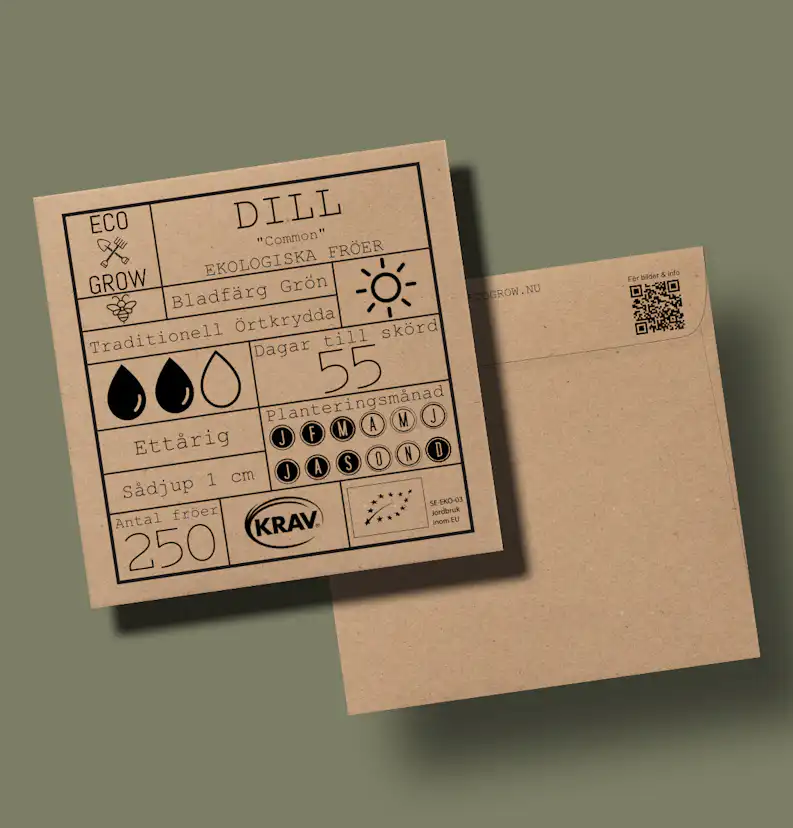 Fröpåse Eco Grow Dill Common