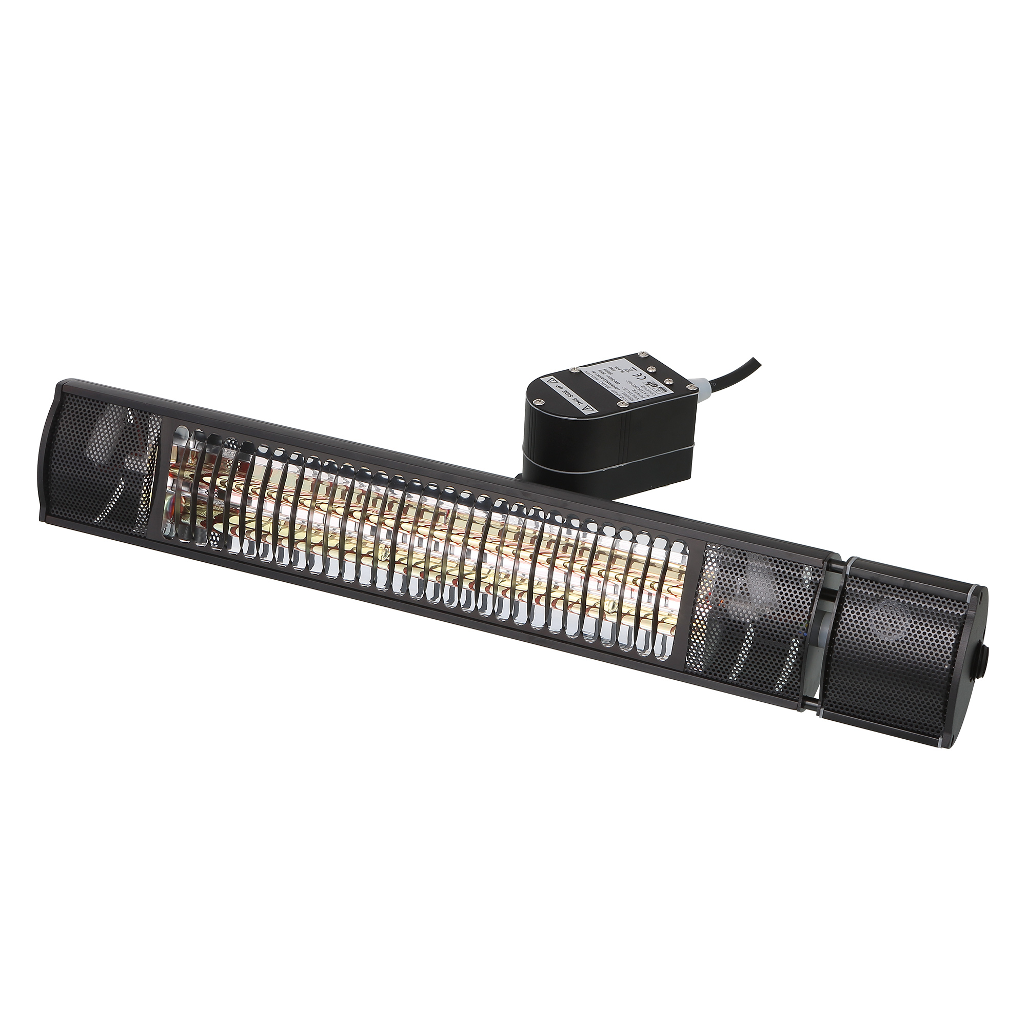 Terassvärmare Heat1 2000W Svart Med Svängning