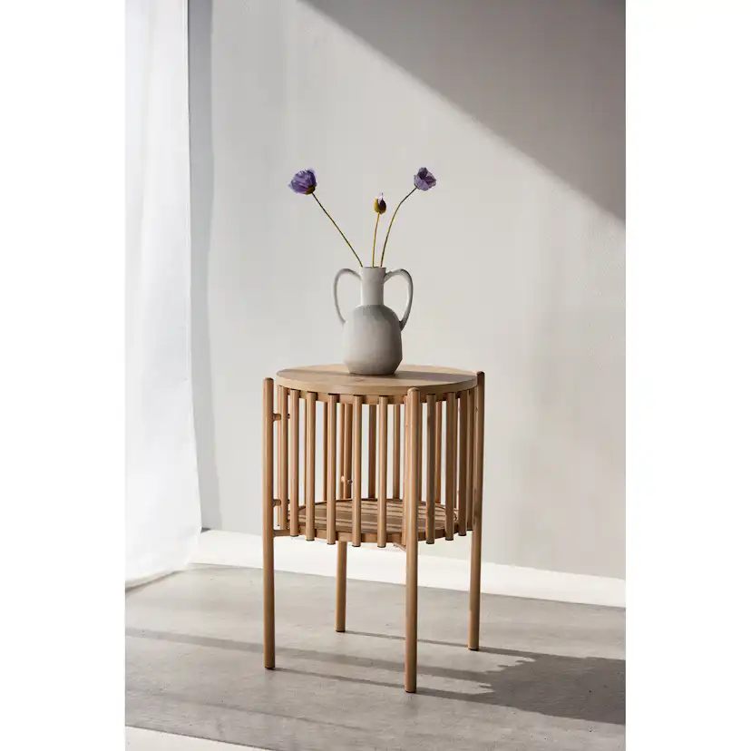 Sidobord Venture Home Rubbo Ø45x65 cm med Förvaring