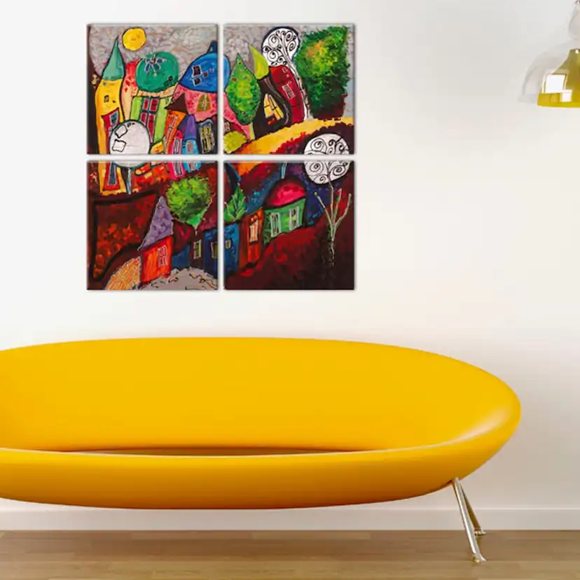 Tavla Arkiio Colourful City