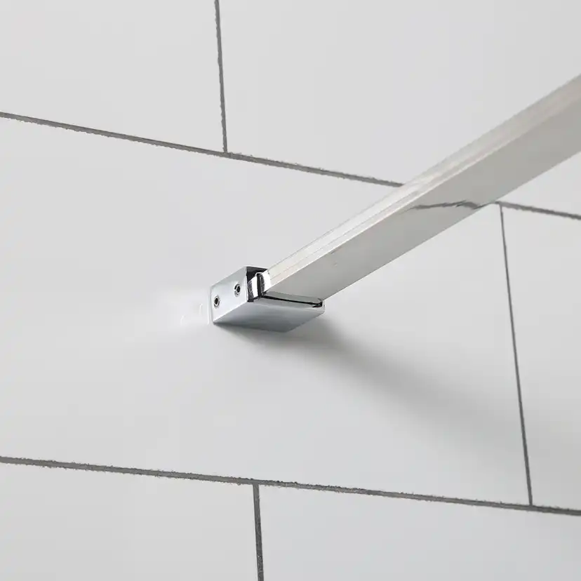 Duschhörna Bathlife Mångsidig Rak Vägg + Rak Dörr Delvis Frostat Glas